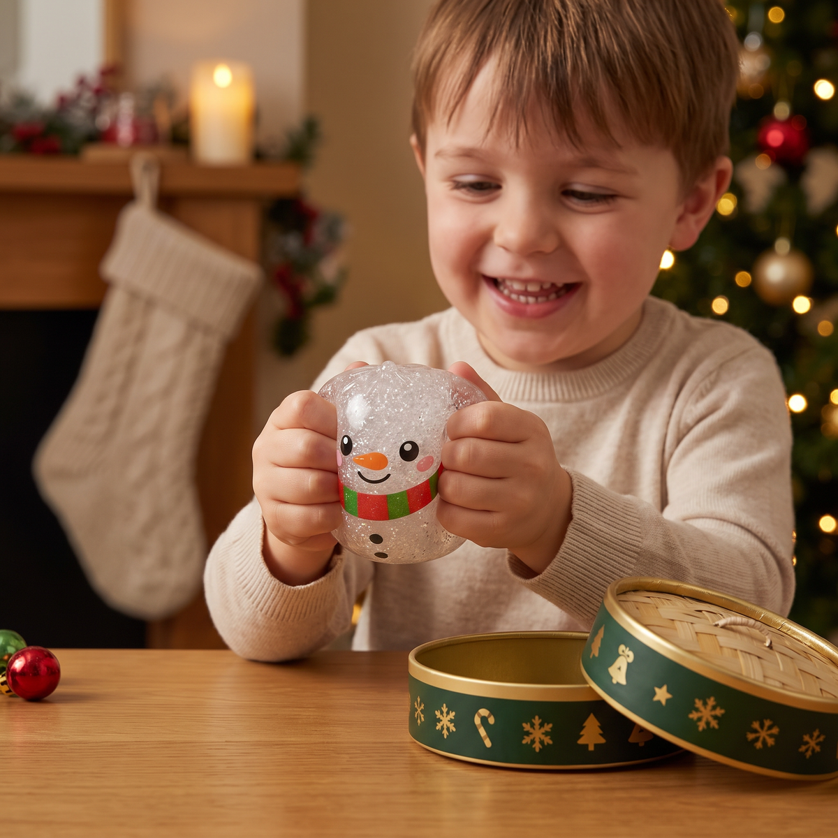 Christmas Dumpling Squishy Stress Relief Toy Set