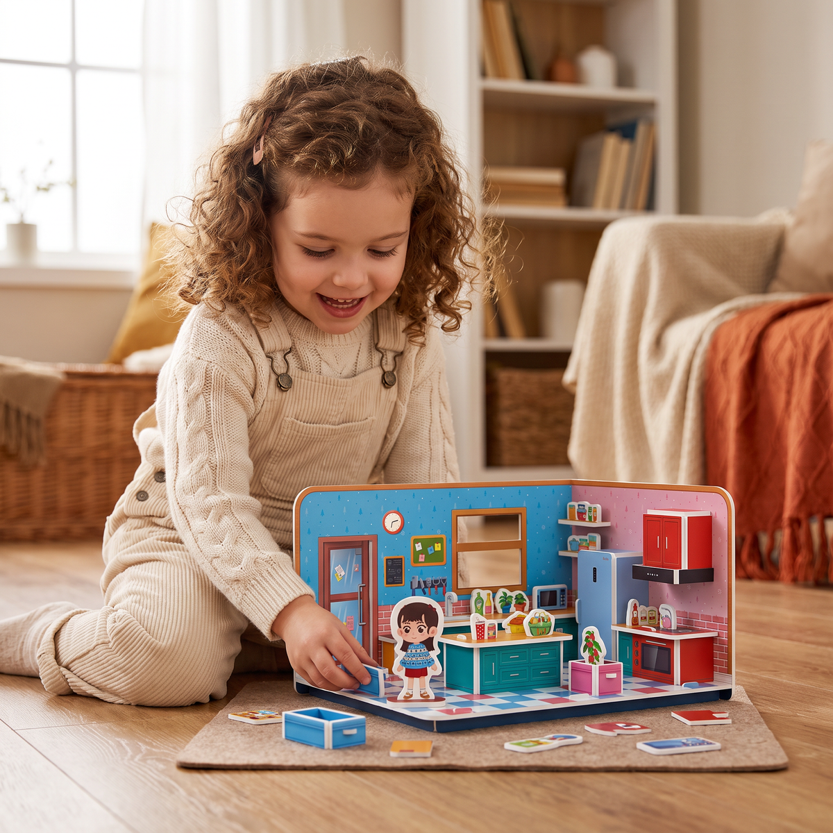 3D DIY Playroom Building Kit – Educational Puzzle & Craft Set