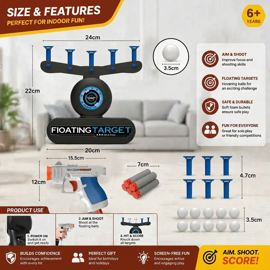 Floating Balls – Target Shooting Toy