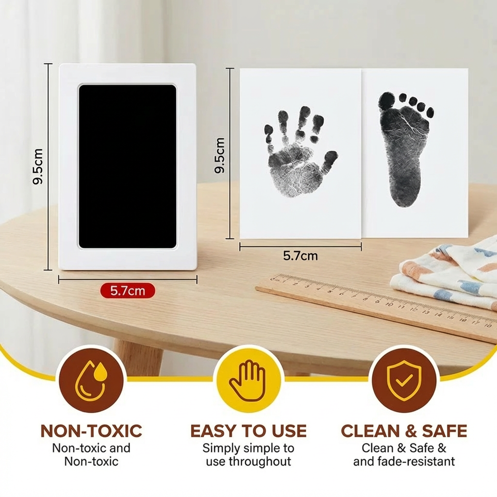 Baby Hand & Footprint Kit – Keepsake Set for Toddlers
