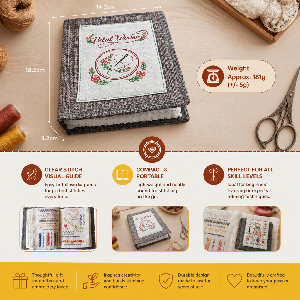 Embroidery Stitch Guide Book