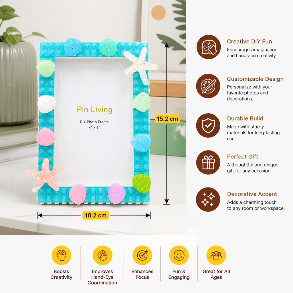 DIY Building Blocks Photo Frame Craft Kit