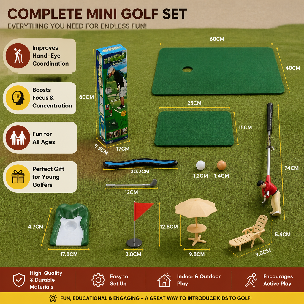Kids Mini Golf Club Set – Golf Toy for Children