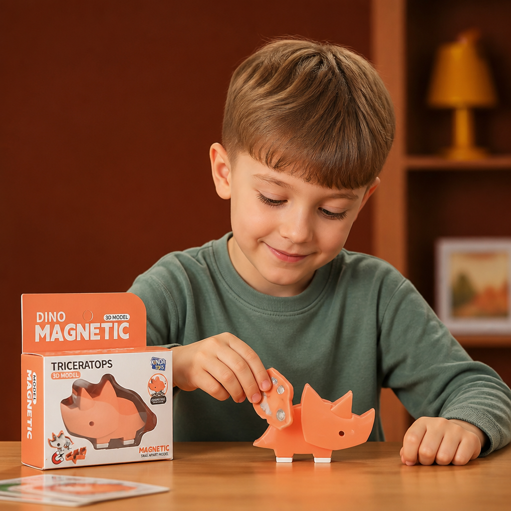 Magnetic Animal Skeleton Builder Set – STEM Take-Apart Learning Toy