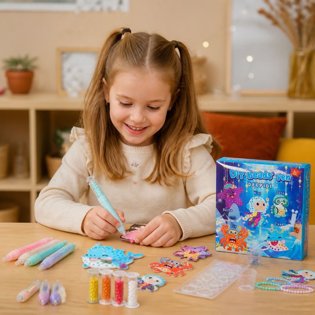 DIY Bead Art Pen Kit – Create & Decorate Animal Designs