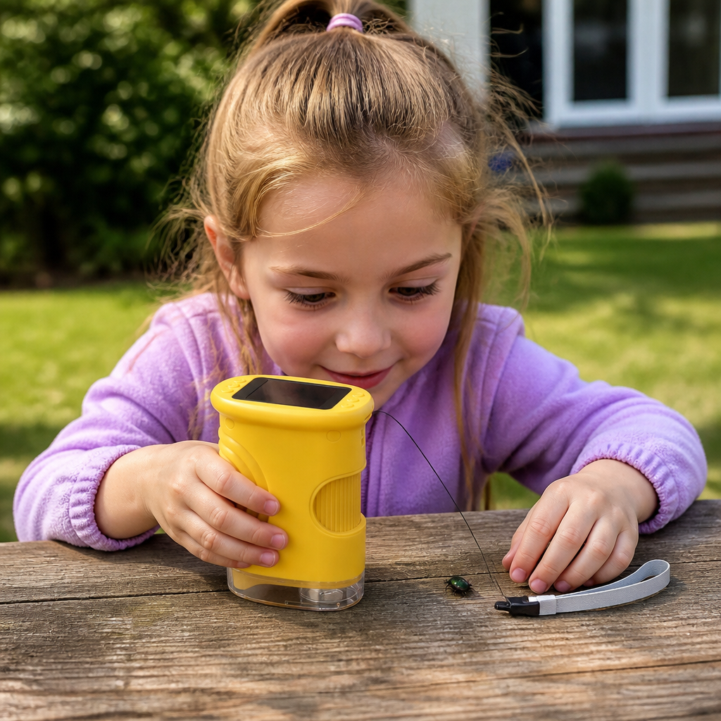 Kids’ 2-in-1 Digital Microscope & Telescope with Photo and Video Camera