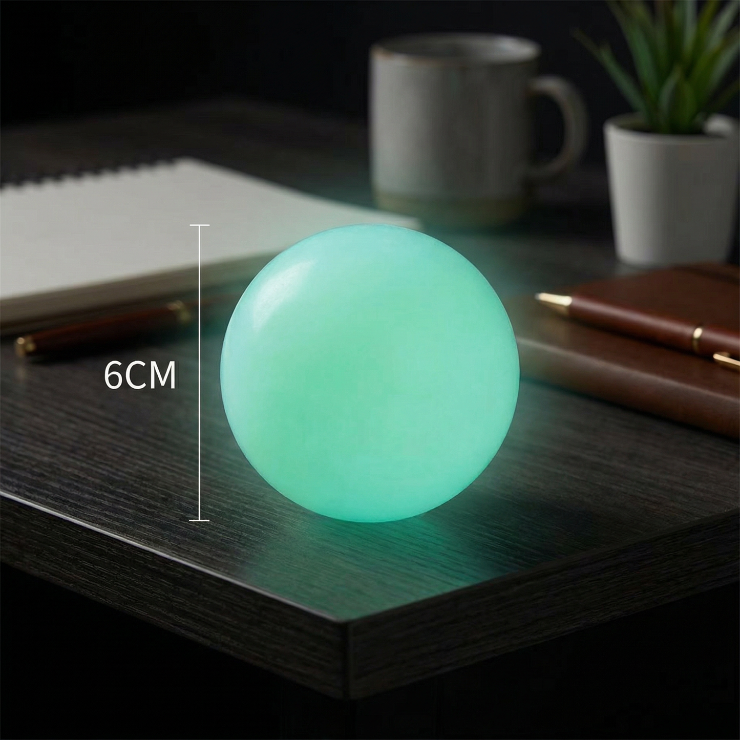 Glow in the Dark Sticky Balls – Throw & Stick Ceiling Toy for Kids & Adults