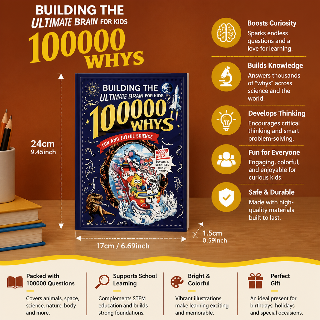 100,000 Whys – Kids’ Questions & Facts Book