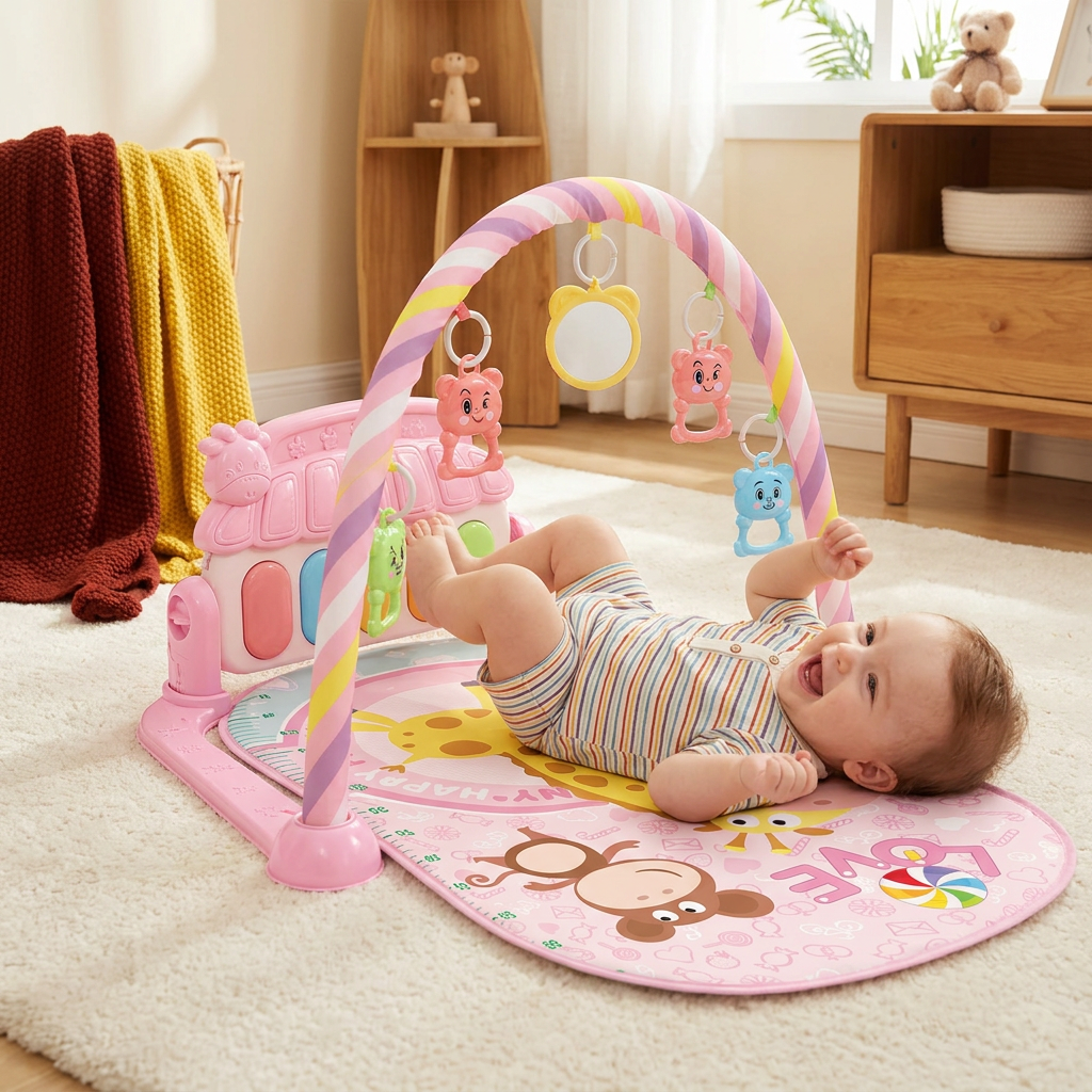Musical Baby Pedal Piano for Limbs Coordination and Visual & Auditory Training