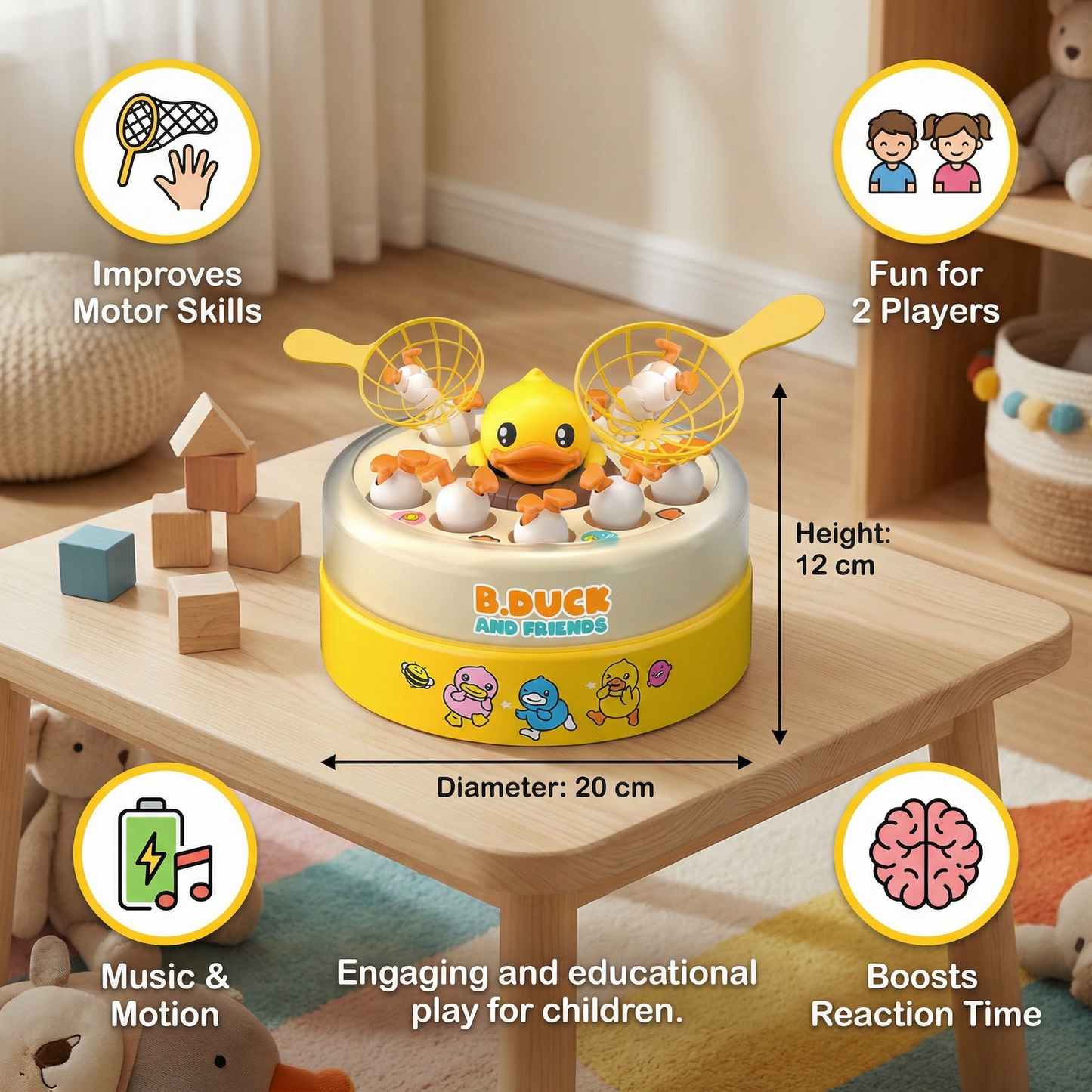 Duck Catch Game for Kids – Interactive Skill Game