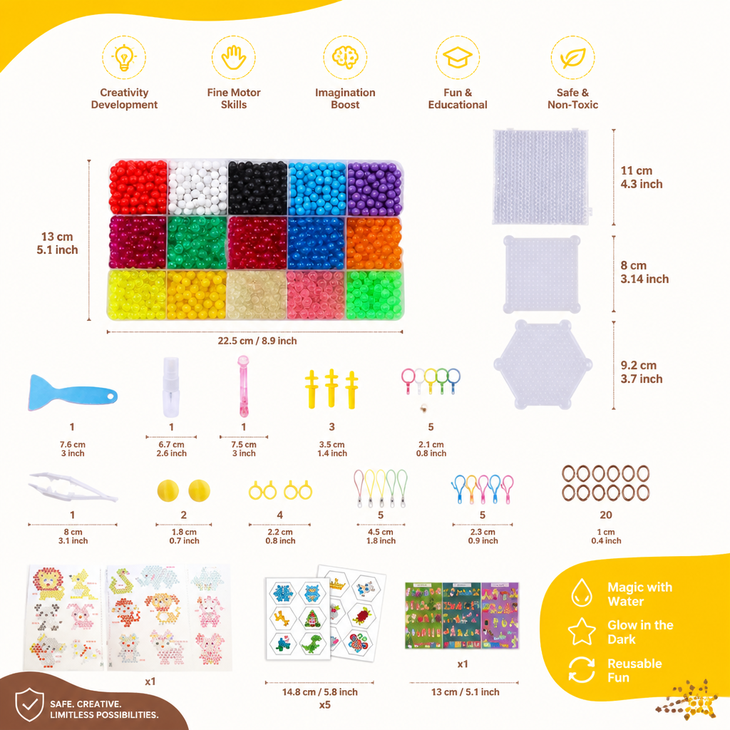 DIY Glow-in-the-Dark Water Bead Craft Kit