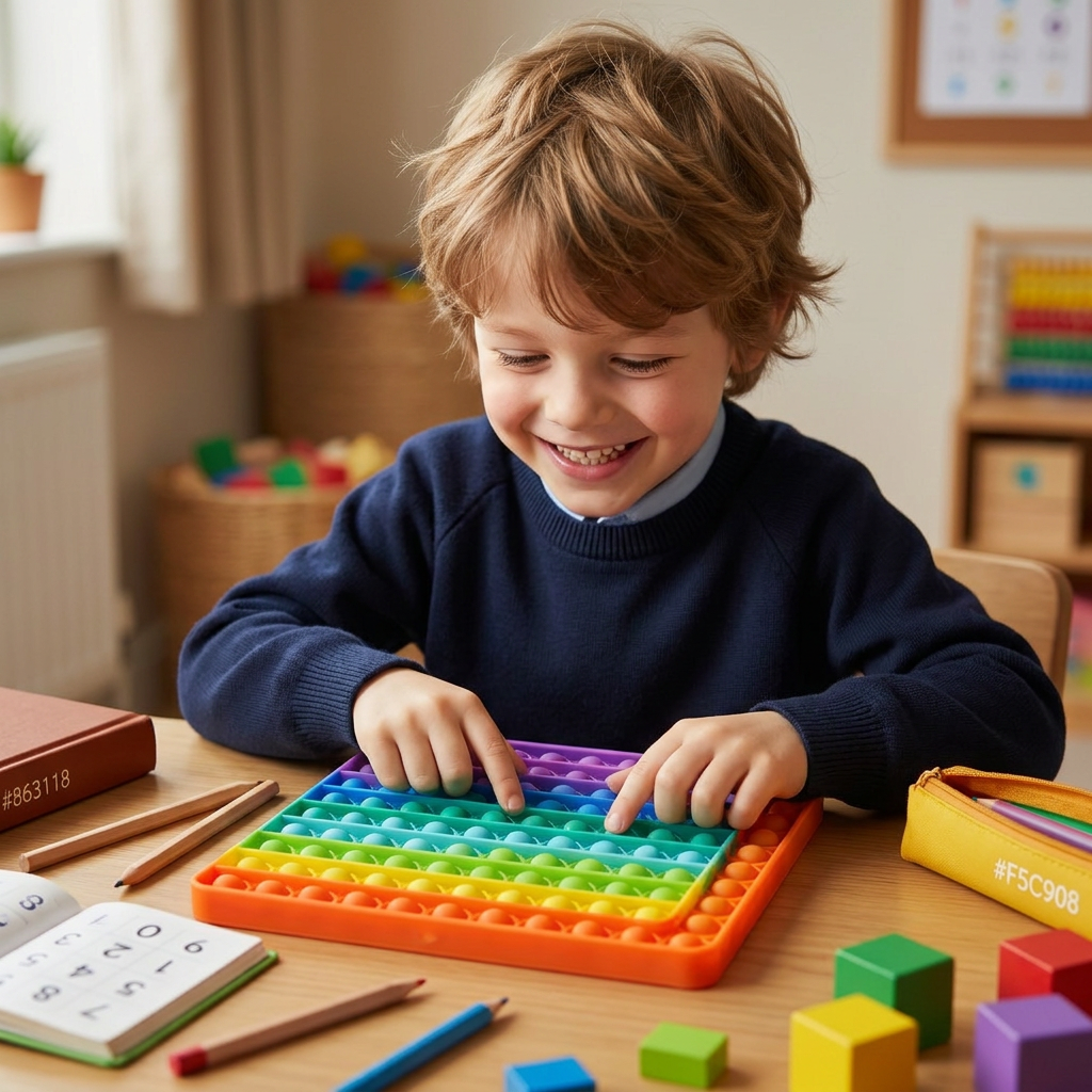 Rainbow Pop Math – Multiplication Fidget Learning Toy