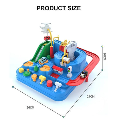 Adventure Car Track Toy for Kids ⎜ Interactive Game for Hand-Eye Coordination and Creative Road Play