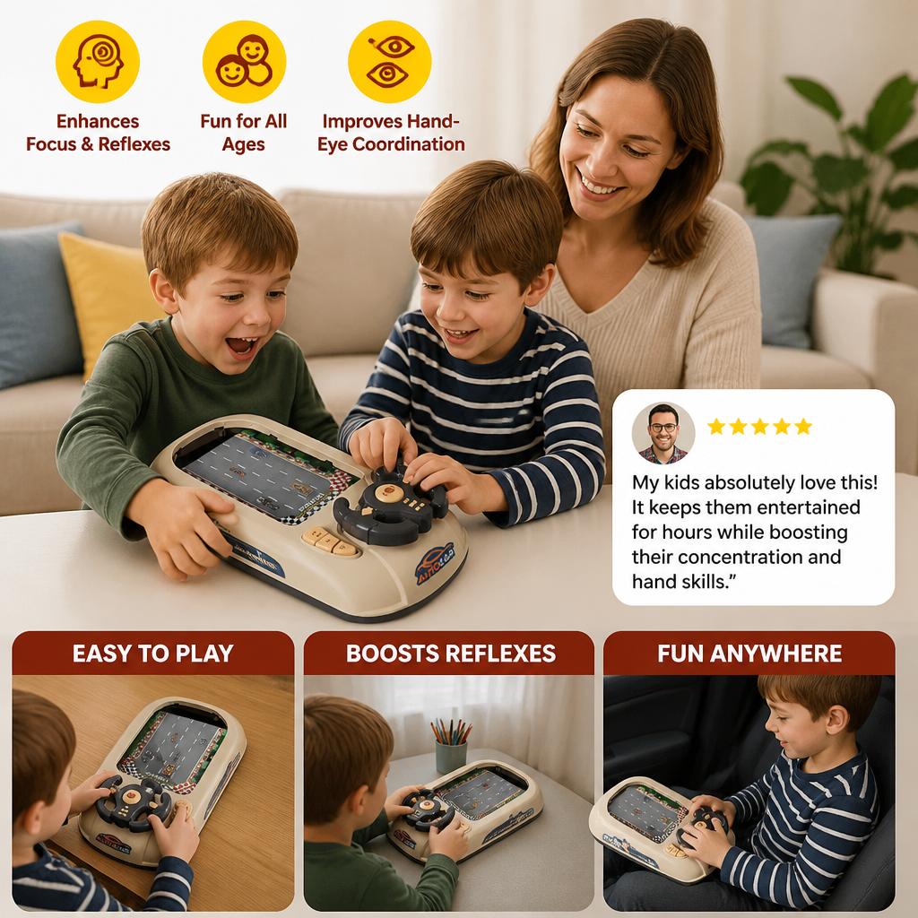 Adventure Racing game box for children