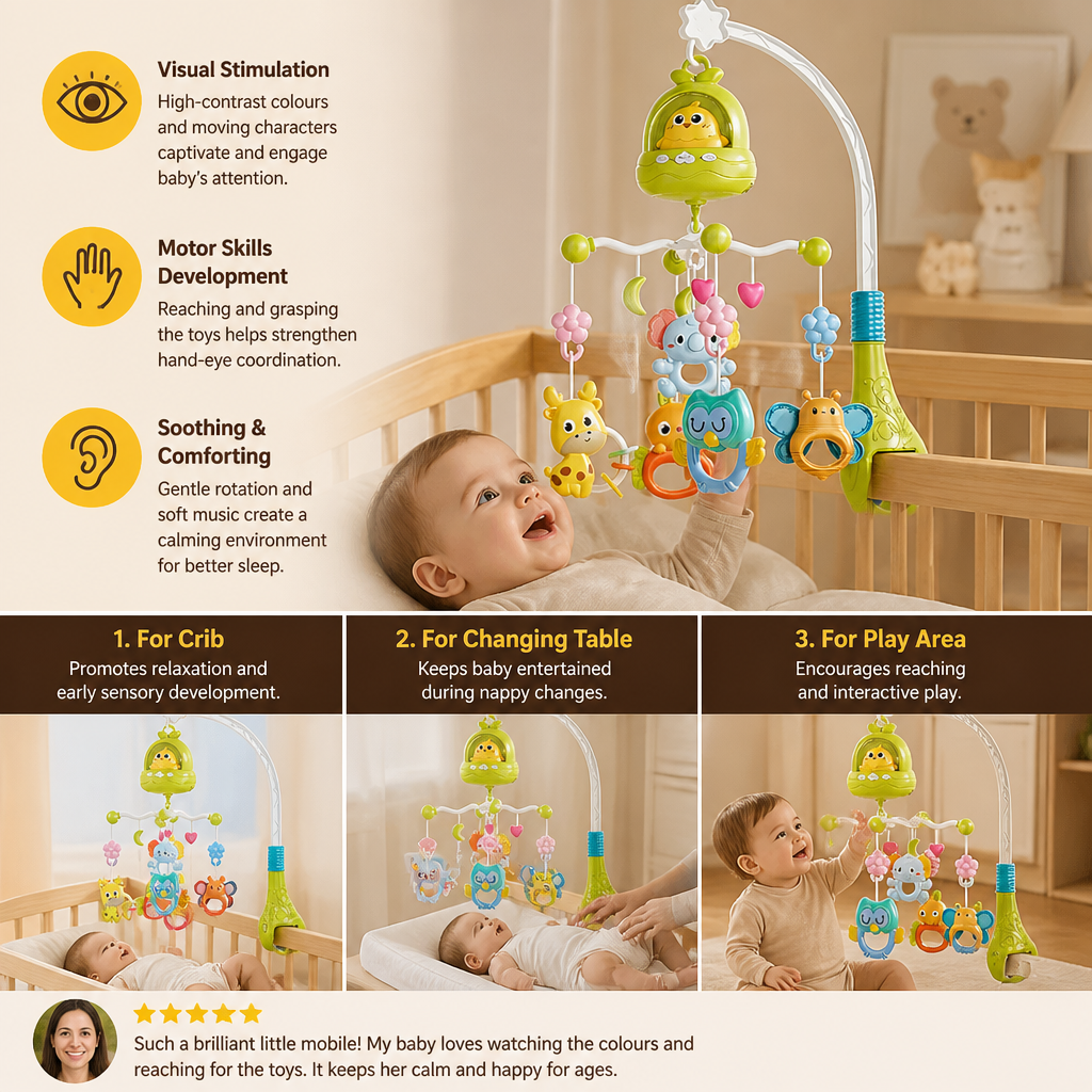 Mobile Toy for Crib & Changing Table