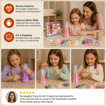 DIY Beaded Bracelet Making Kit for Kids