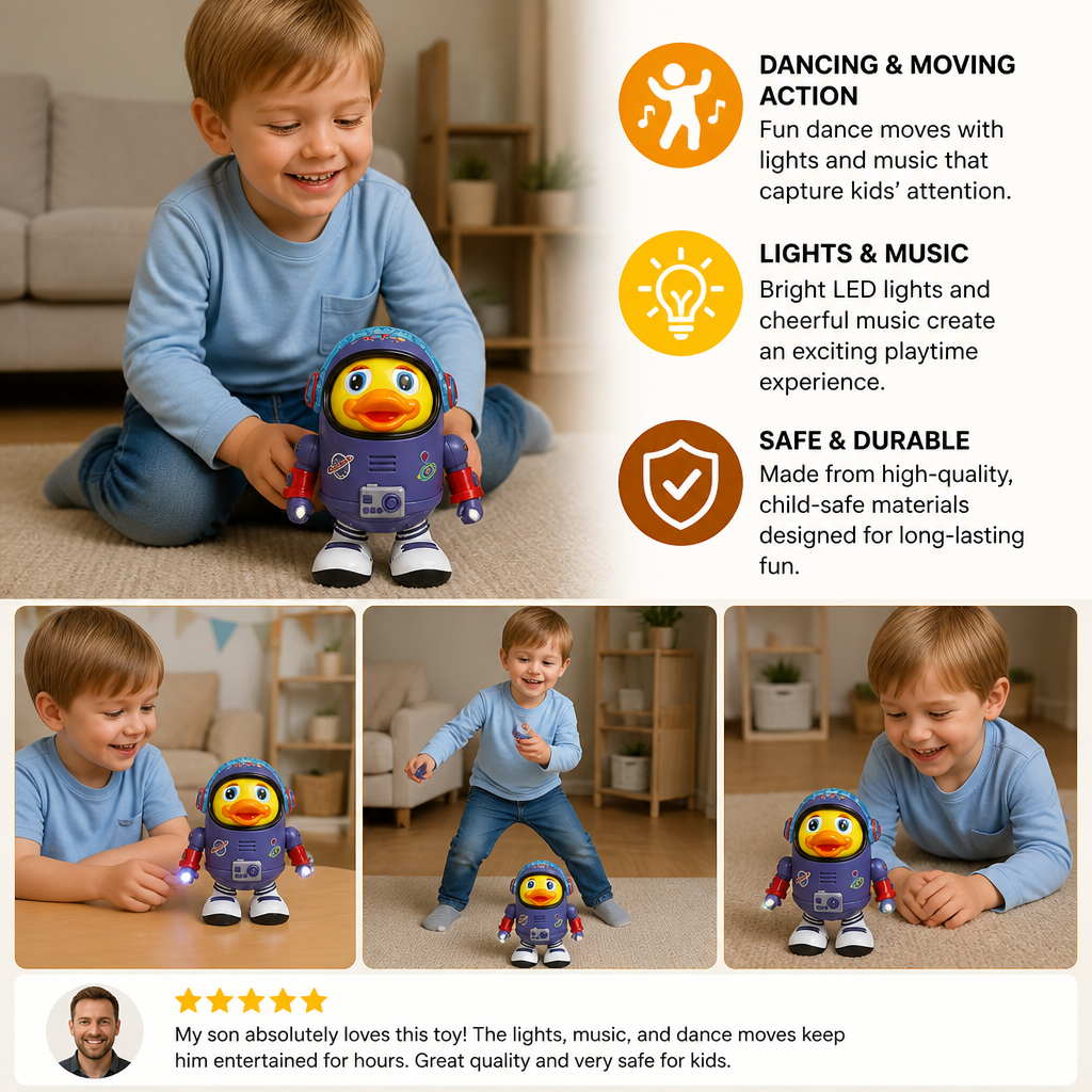 Dancing Astronaut Duck