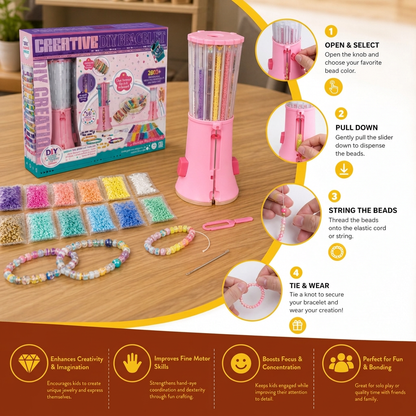 DIY Beaded Bracelet Making Kit for Kids