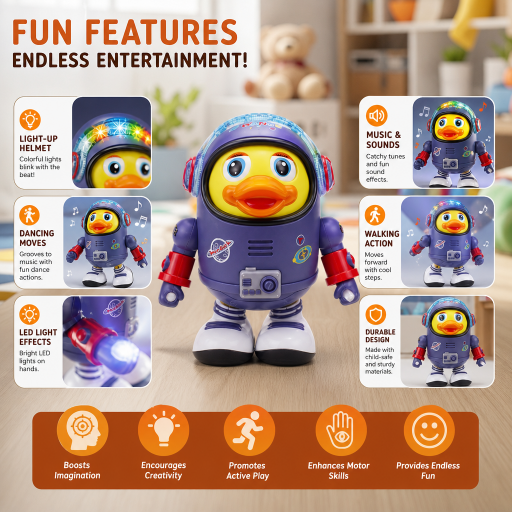 Dancing Astronaut Duck