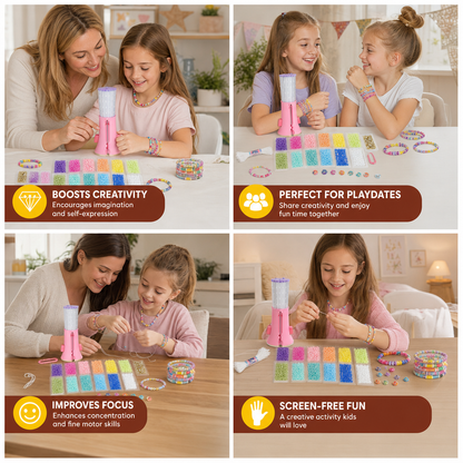 DIY Beaded Bracelet Making Kit for Kids