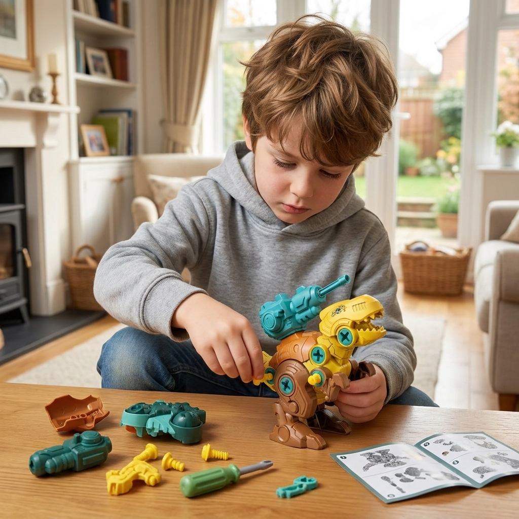 DIY Build & Transform Dinosaur Egg Toy