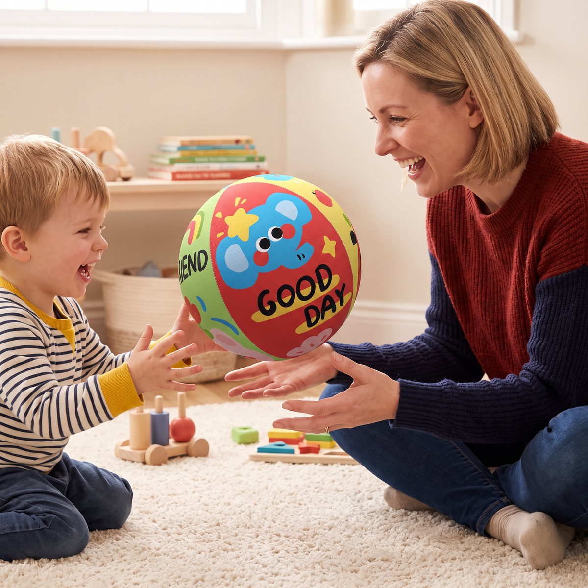 Soft & Safe Silent Indoor Play Ball for Kids
