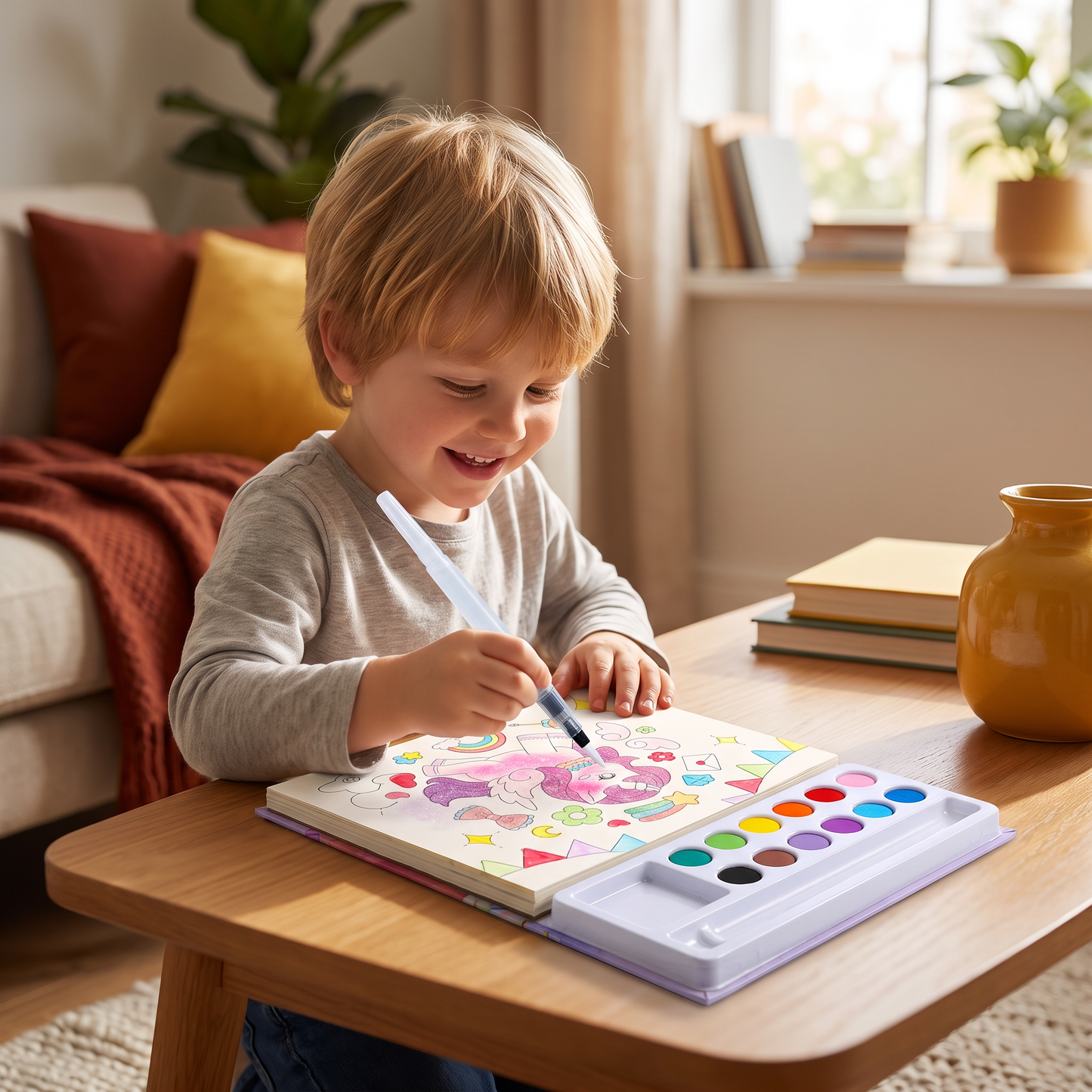 All-in-One Watercolour Painting Book