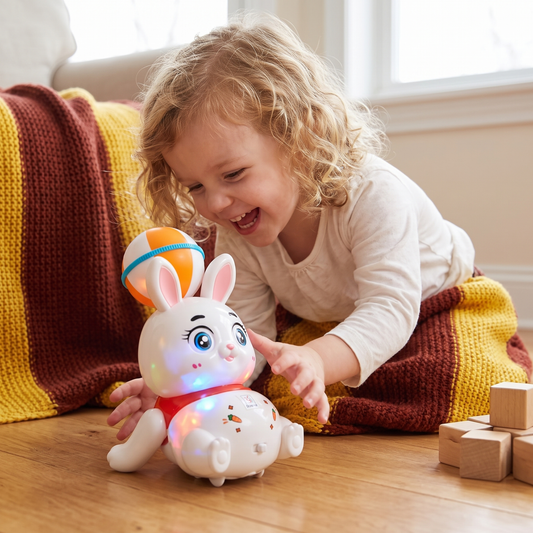 Interactive Dancing Rabbit Toy – Lights, Music & Fun Movement