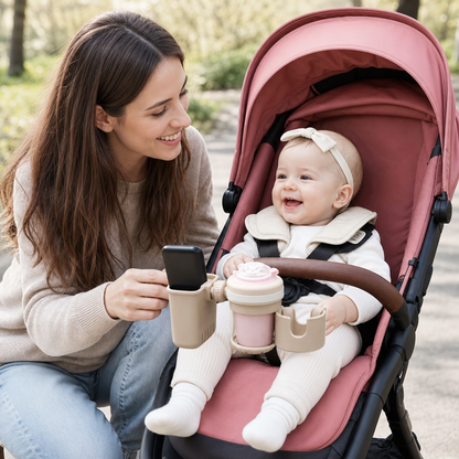 3-in-1 Baby Stroller Cup & Phone Holder