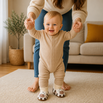 Cosy Baby Sock Shoes – Warm, Non-Slip & Comfortable