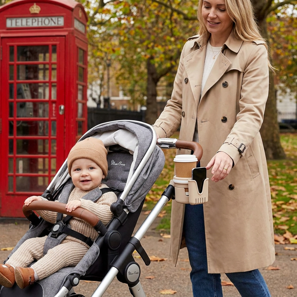 3-in-1 Baby Stroller Cup & Phone Holder