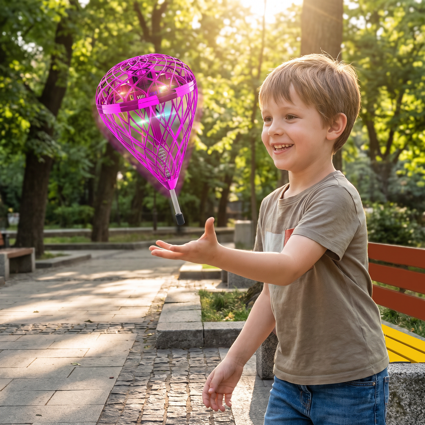 Flying Bouncing Orb Ball – Magic Hover & Toss Toy for Kids
