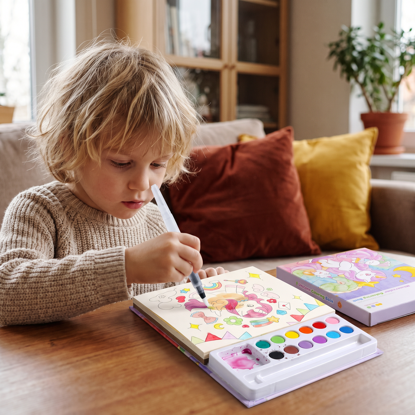 All-in-One Watercolour Painting Book