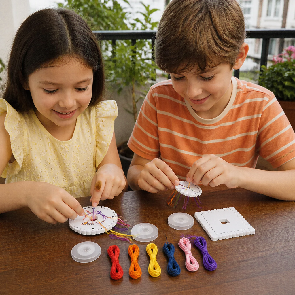 DIY Kumihimo Bracelet Making Kit for Kids