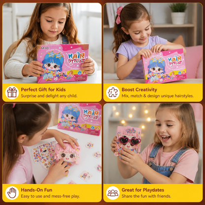 DIY Hair Stylist Craft Kit for Kids