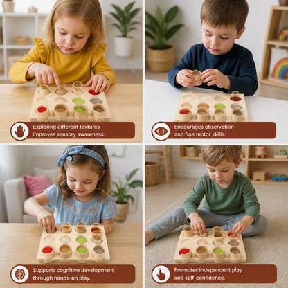 Montessori Touch-and-Feel Game – Sensory Learning Toy