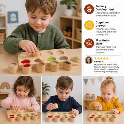 Montessori Touch-and-Feel Game – Sensory Learning Toy