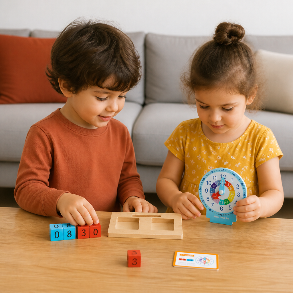 Educational Montessori Clock & Time Learning Toy