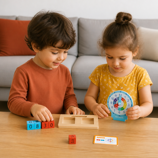 Educational Montessori Clock & Time Learning Toy