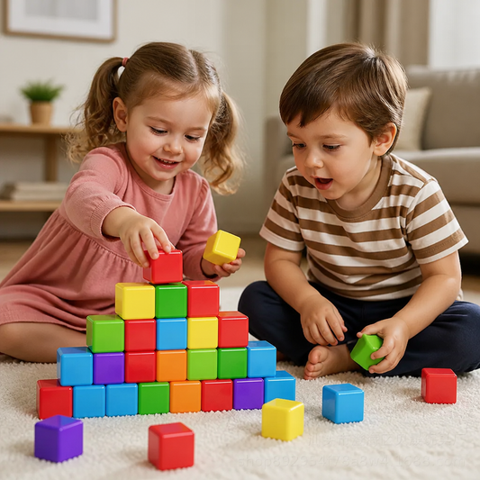 Toddler Safe 4.2cm Magnetic Building Cubes – STEM Learning Blocks