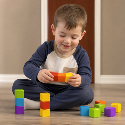 Toddler Safe 4.2cm Magnetic Building Cubes – STEM Learning Blocks
