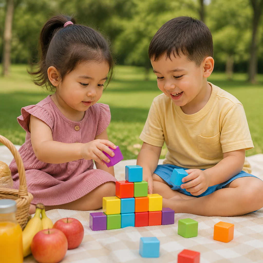 Toddler Safe 4.2cm Magnetic Building Cubes – STEM Learning Blocks