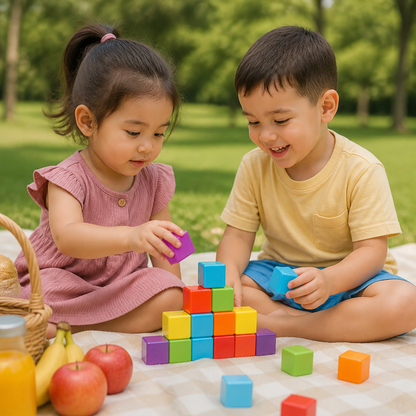 Toddler Safe 4.2cm Magnetic Building Cubes – STEM Learning Blocks