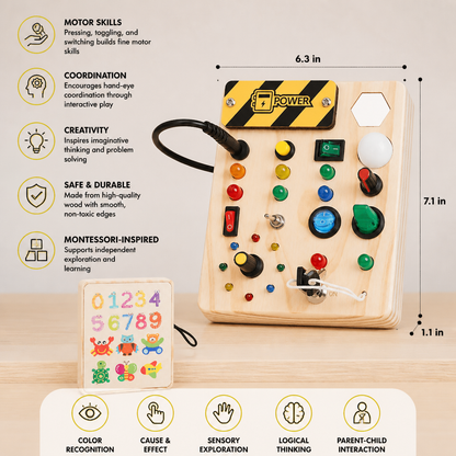 Interactive Montessori Learning Board for Children