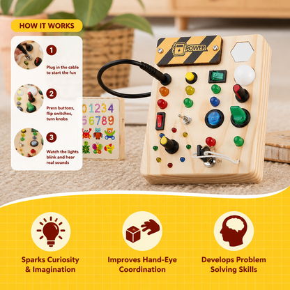 Interactive Montessori Learning Board for Children