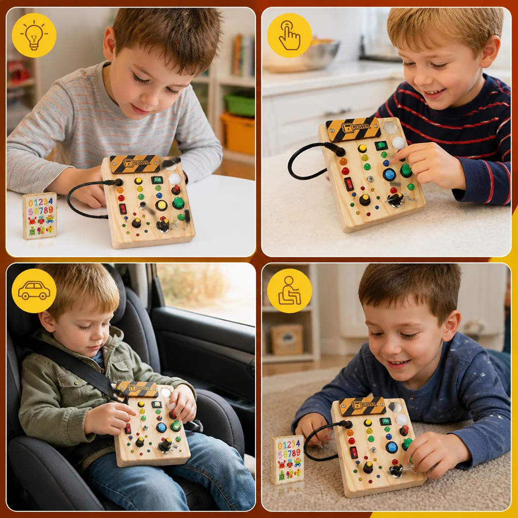 Interactive Montessori Learning Board for Children