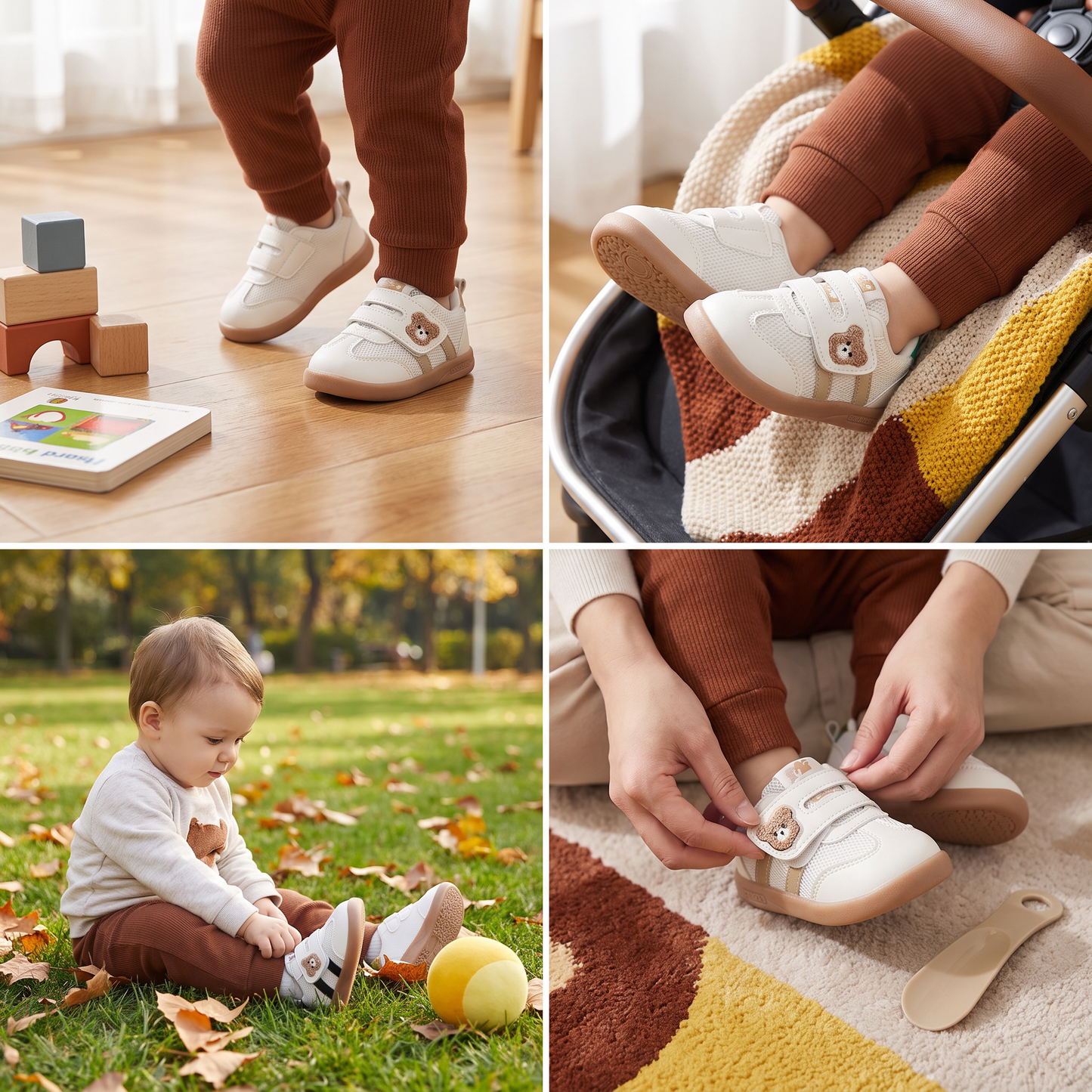 Breathable Baby & Toddler First Walking Shoes – Soft Sole & Non-Slip