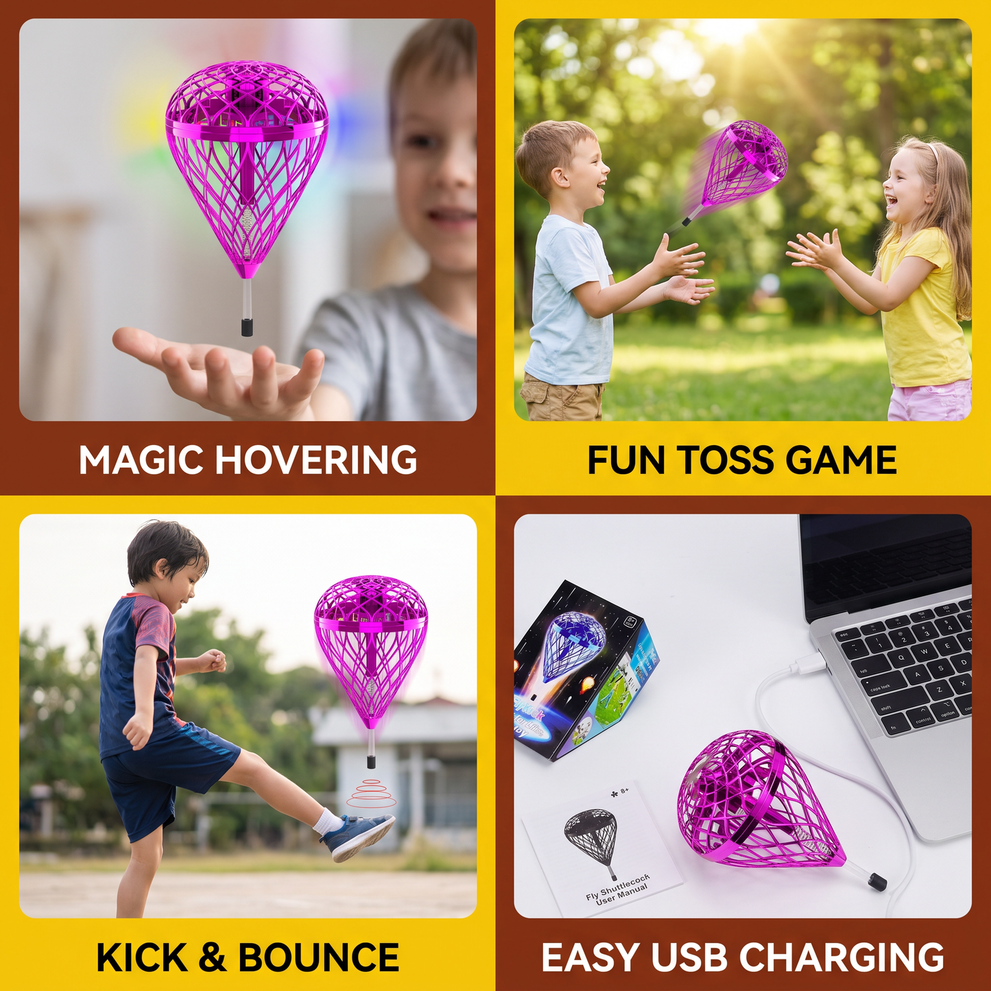 Flying Bouncing Orb Ball – Magic Hover & Toss Toy for Kids