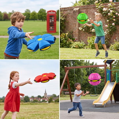 Magic Transforming Flying Disc Ball – Interactive Toy for Kids