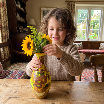 DIY 3D Jigsaw Puzzle Flower Vase